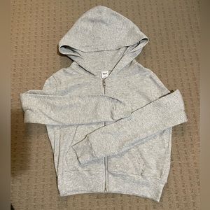 Aritzia TNA Waffle Knit Zip Up
